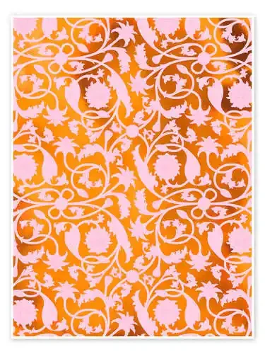 Estampado de loto indio de Thoth Adan