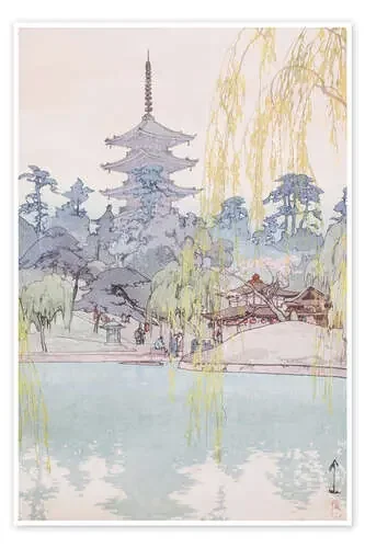 Estanque de Sarusawa de Yoshida Hiroshi Master Collection