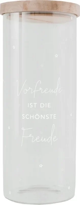 Eulenschnitt Tarro de 25 cm – Vorfreude