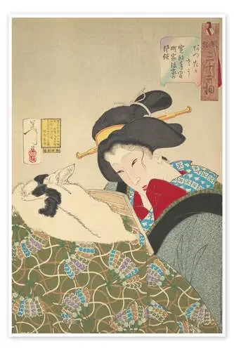 Feeling Warm, 1888 de Tsukioka Yoshitoshi akg-images