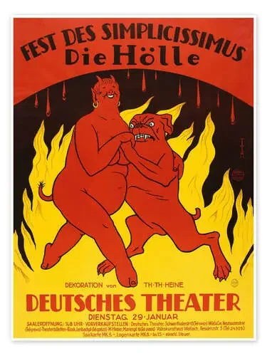 Fiesta de Simplicissimus de Thomas Theodor Heine Master Collection
