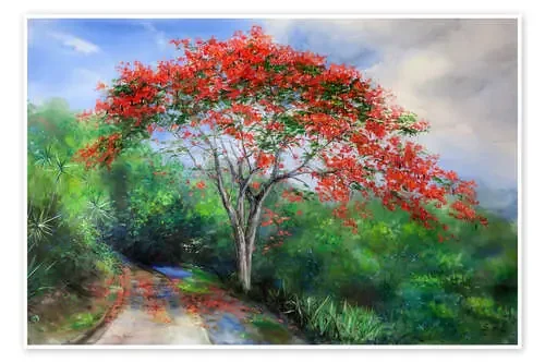 Flamboyant Tree, 2021 de Jonathan Guy-Gladding