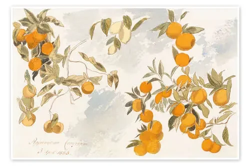 Fruit Trees, 1863 de Edward Lear