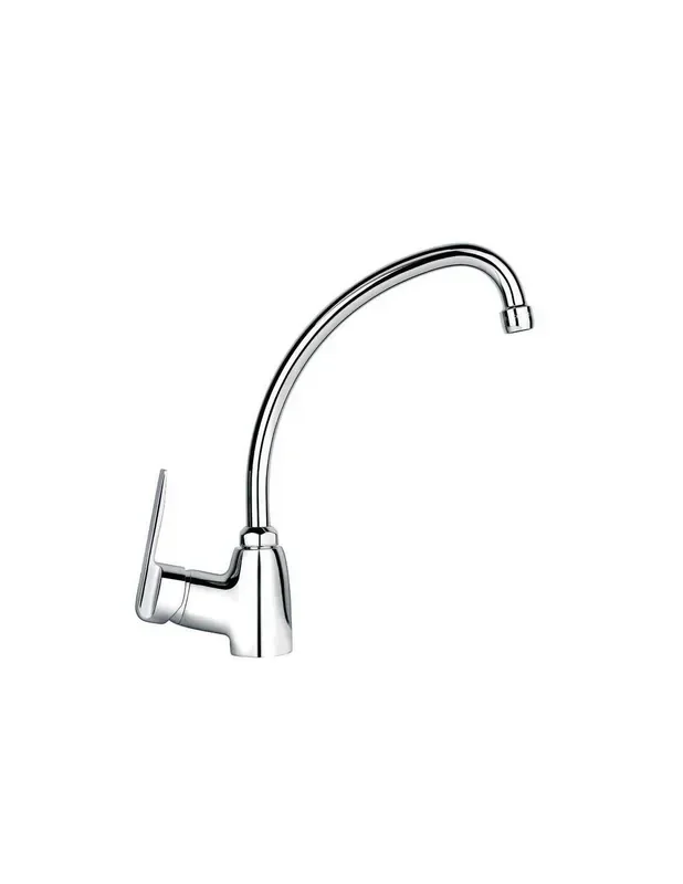 Grifo Teka IN912, monomando, caño alto, cromo