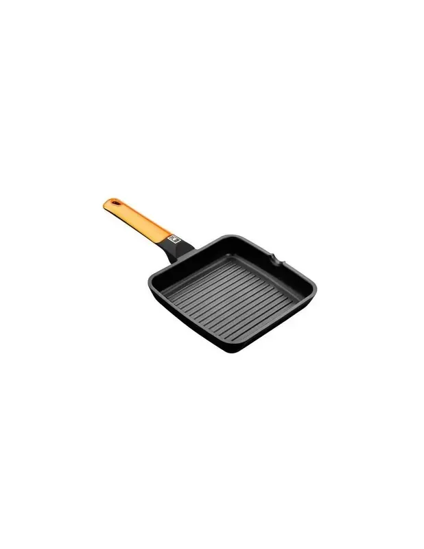 Grill Bra Orange, A281428, 28×28 cm., con rayas,