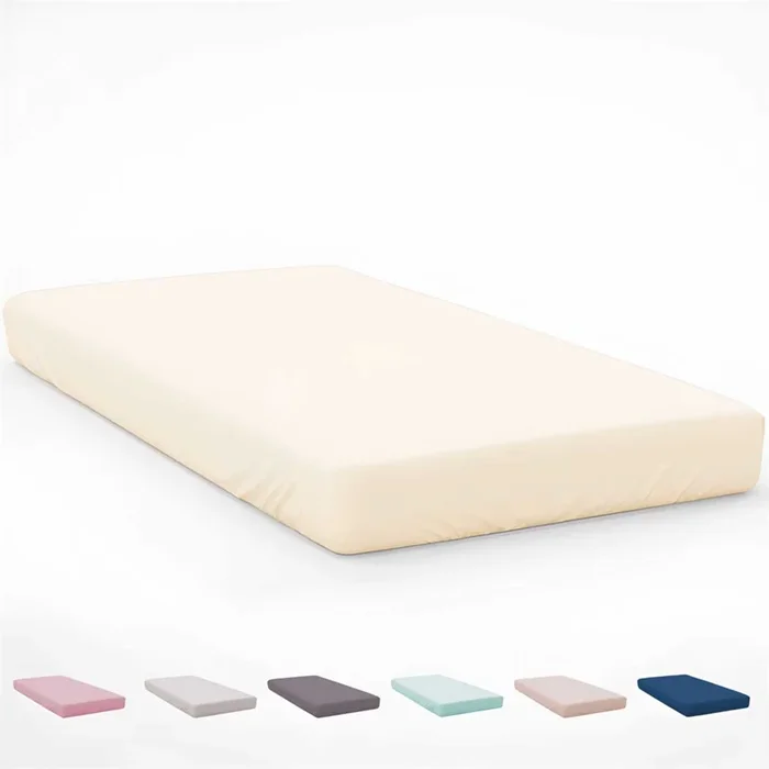 ICEHOME – Sábana bajera ajustable Cama 90 – Microfibra Poliéster – Fabricado en España – PIEDRA