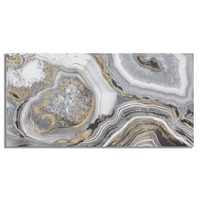 Impresión sobre Lienzo Mármol 5, Madera, Multicolor