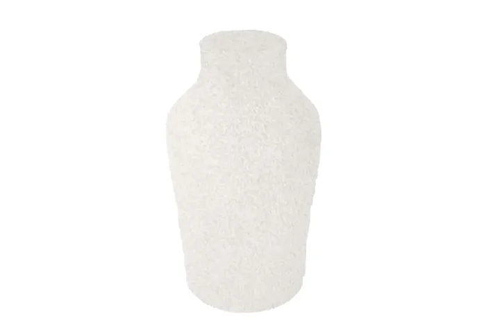JARRON CERAMICA BEIGE 25x25x60 CM