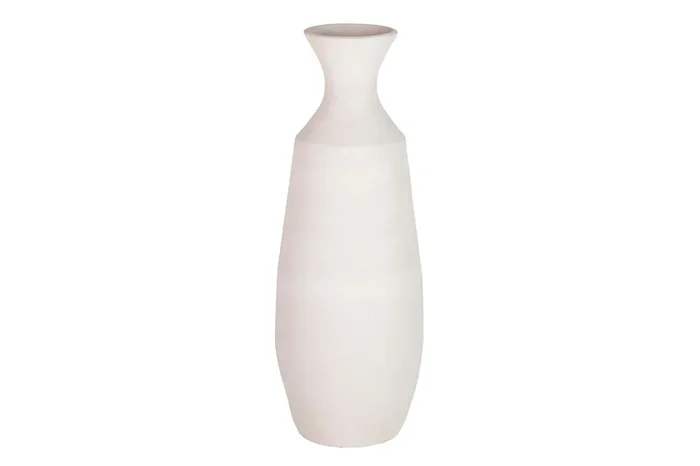 JARRON CERAMICA GRIS 30x30x80 CM