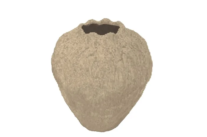 JARRON CERAMICA MARRON 18x18x20 CM