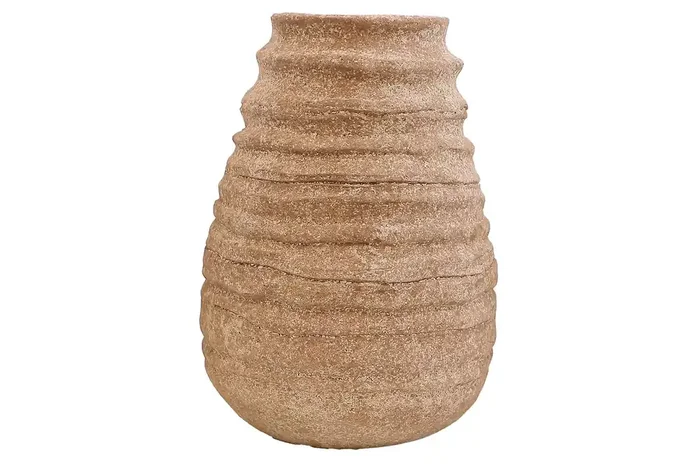 JARRON CERAMICA MARRON 22x22x29 CM