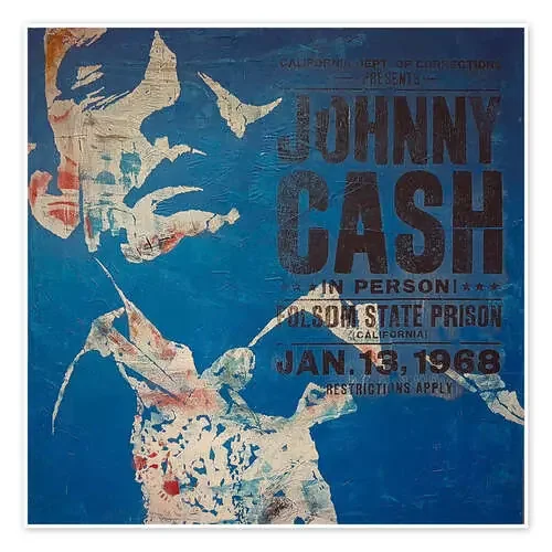Johnny Cash, 1968 de Paul Lovering