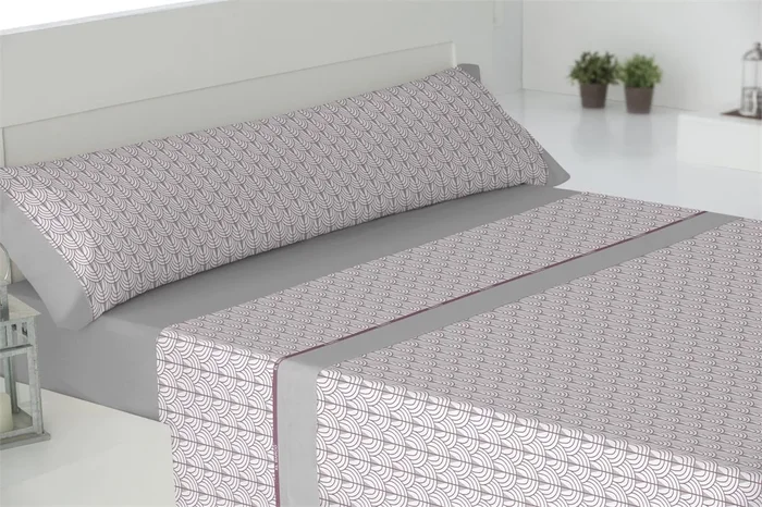 Juego de Sábanas 3 Piezas Cama 90cm Scandy Gris Donegal Collections