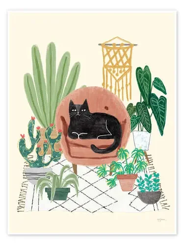 Jungla urbana III de Mary Urban Wild Apple Graphics