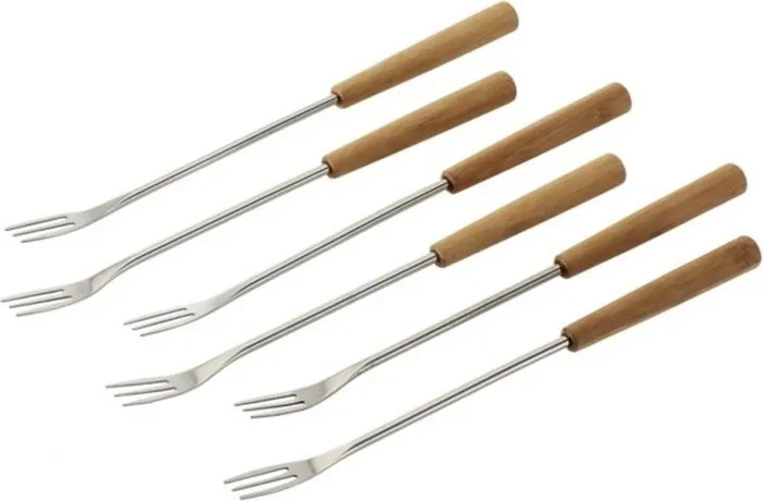 Kuhn Rikon Set de Tenedores para Fondue – Bamboo