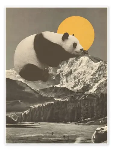 La siesta de Panda en la montaña de Florent Bodart