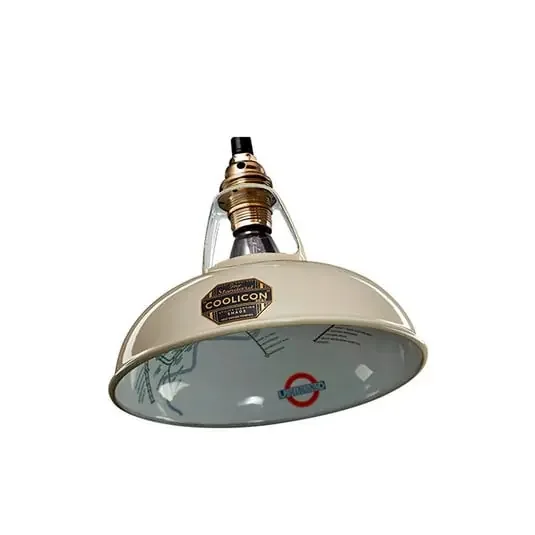 Lámpara colgante con diseño original de 1933, Ø 22,8 cm, beige – Coolicon