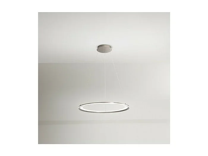 Lámpara colgante LED EDGE 66W Gris titanio Perenz