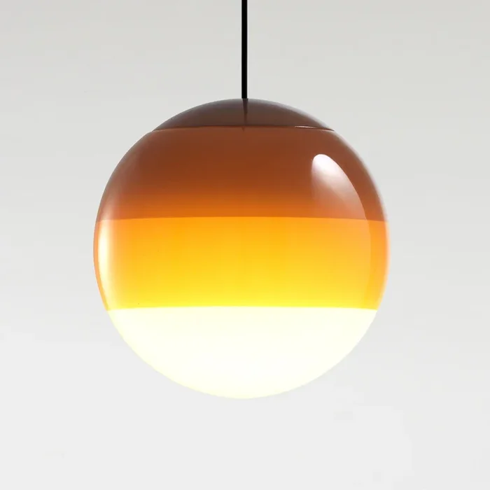Lámpara colgante LED MARSET Dipping Light Ø 30 cm naranja