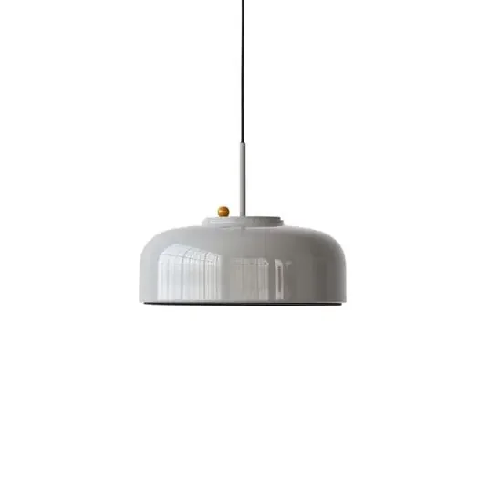 Lámpara colgante Podgy, gris/amarillo, Ø 42 cm – Eva Solo