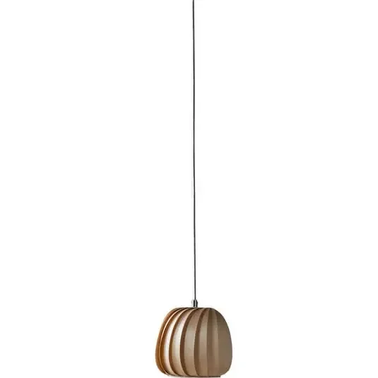 Lámpara colgante ST906 Mini, madera, Ø 20 cm – Tom Rossau