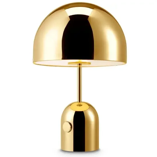 Lámpara de mesa Bell H42,5 dorada – Tom Dixon