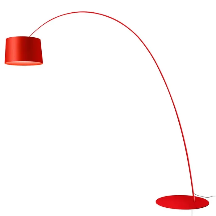 Lámpara de pie LED Twiggy de Foscarini, color púrpura