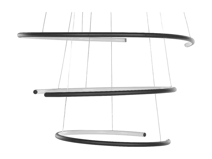 Lámpara LED colgante MAYU Metal Negro
