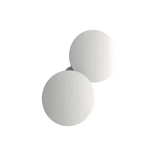 Lámpara LED de pared/techo Puzzle, blanca, 2700 K, Ø 11,5 cm – Lodes
