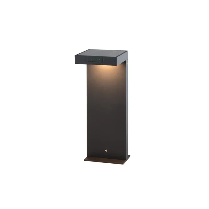 Lámpara LED solar ALA GROUND MINI de KLEWE, antracita, 40 cm, IP65