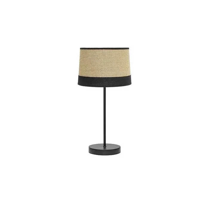 lampara sobremesa metal color negro serie tietar 22cm