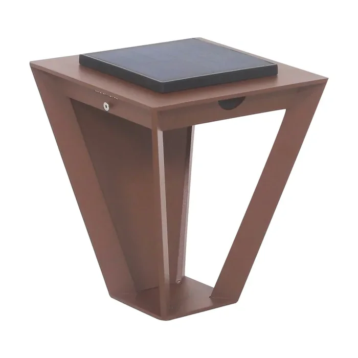 Lámpara solar LED para pared Metro con sensor, corten