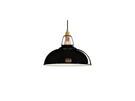 Large 1933 Design Lámpara Colgante Jet Black – Coolicon