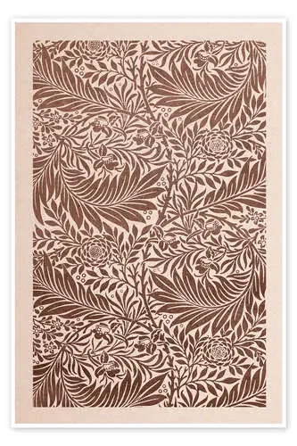 Larkspur, beige de William Morris Master Collection