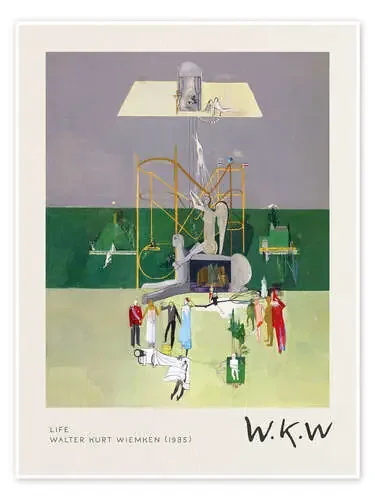 Life de Walter Kurt Wiemken Exhibition Posters
