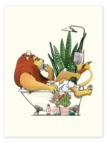 Lion in the Bath de Wyatt9