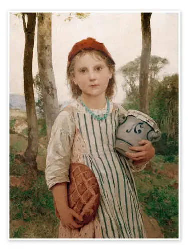 Little Red Riding Hood de Albert Anker akg-images