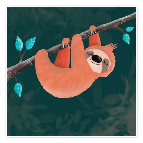 Little sloth relaxing de WACHtraum