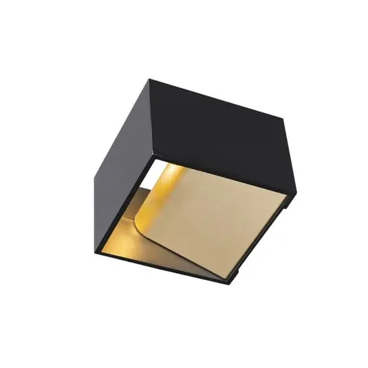 Logs In Aplique de Pared LED Dim-To-Warm Black/Brass – SLV