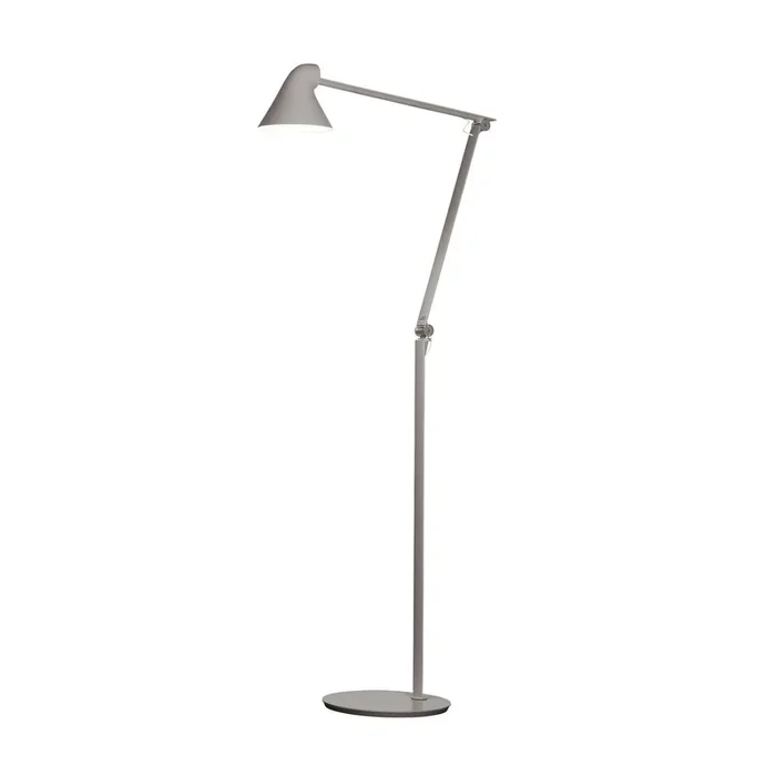 Louis Poulsen NJP de pie LED 3.000 K gris claro