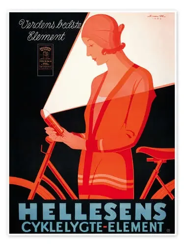 Luces de bicicleta Hellensens (danés) de Sven Henriksen Master Collection