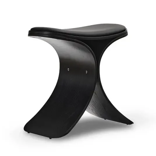 Luno Taburete Negro Roble/Negro – GEJST