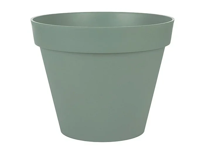 Maceta redonda – PLÁSTICO Ø 48 x 39 cm – 43 L – Verde laurel