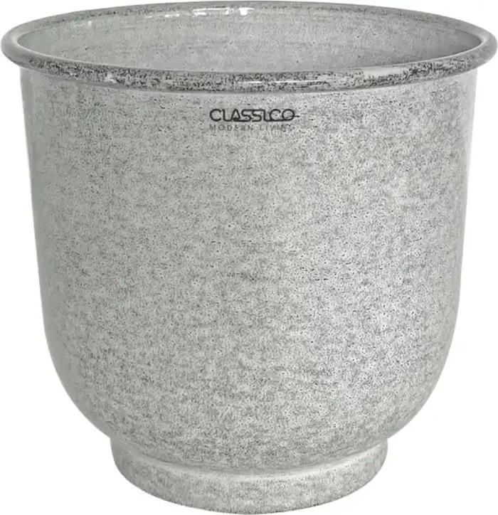 Maceta Steel-Pot – Nellie, White-Grey, Ø 31 cm