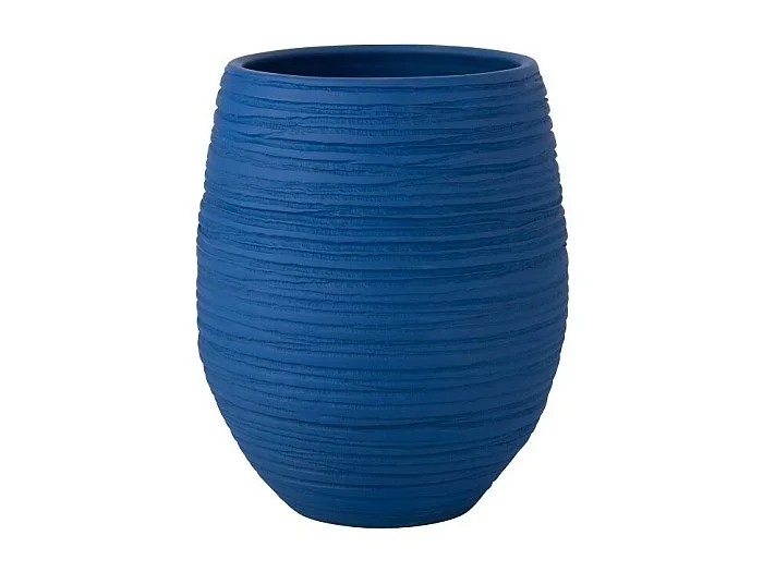 Macetero de cerámica azul 50*44*60 cm