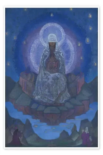 Madre del mundo de Nicholas Roerich Bridgeman Images
