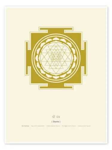 Mandalá Sri Yantra de Thoth Adan