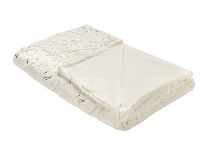 Manta GODAVARI 150 x 200 cm Beige claro