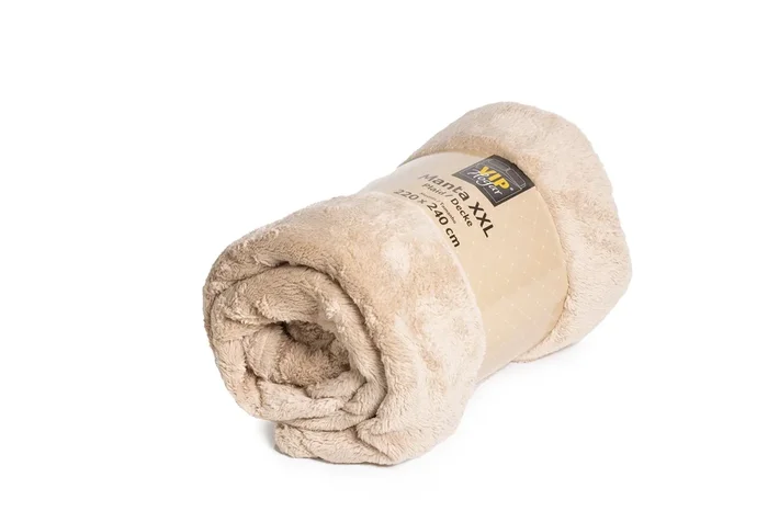 Manta PLUS XXL 220x240cm color beige