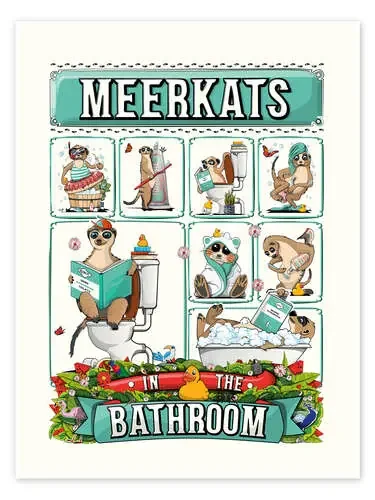 Meerkats in the Bathroom de Wyatt9